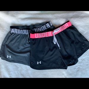 Women’s Under Armour shorts size small black, grey